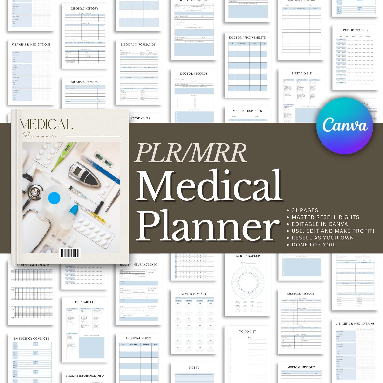 Medical Planner cover design