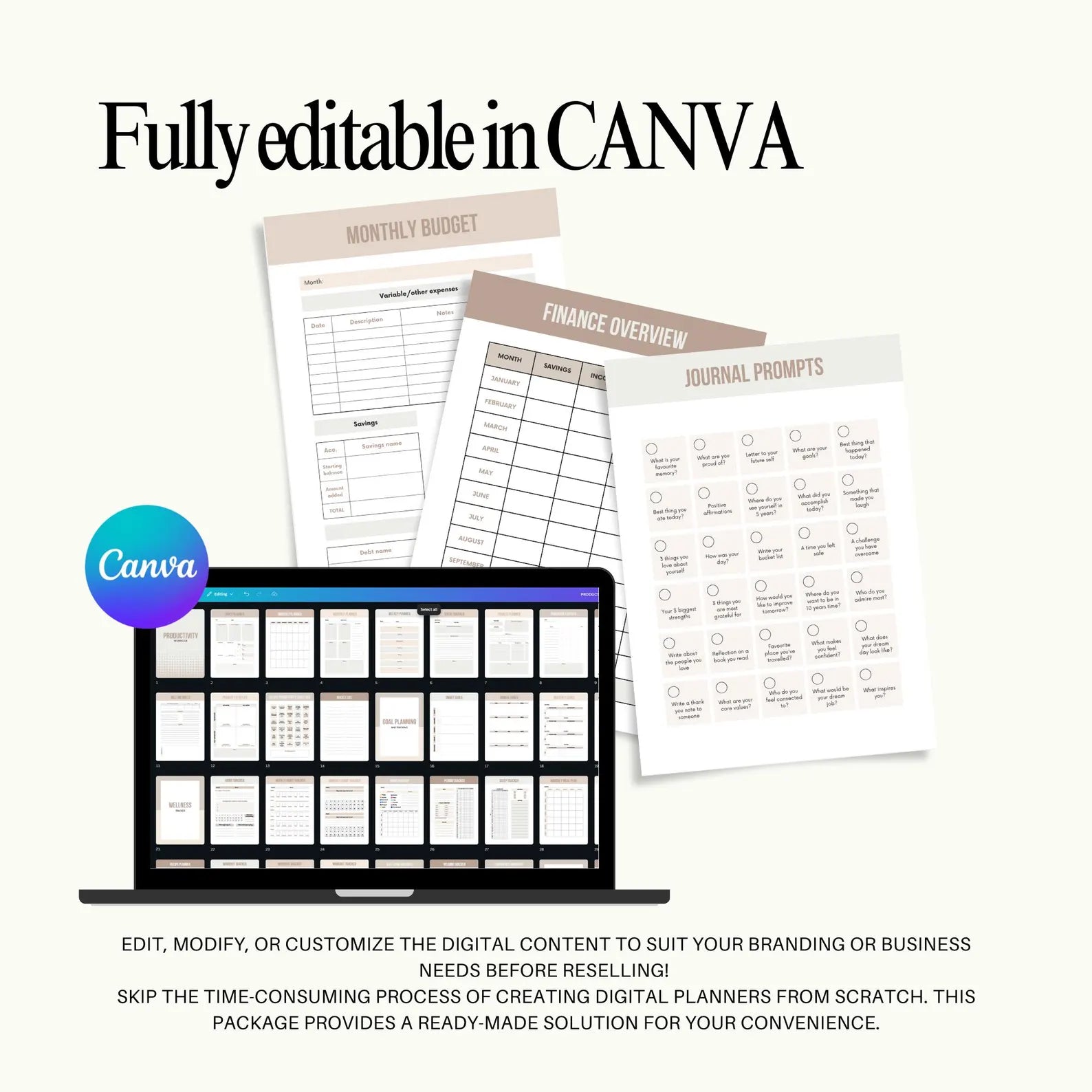 Goal-setting and progress tracker in Productivity Workbook