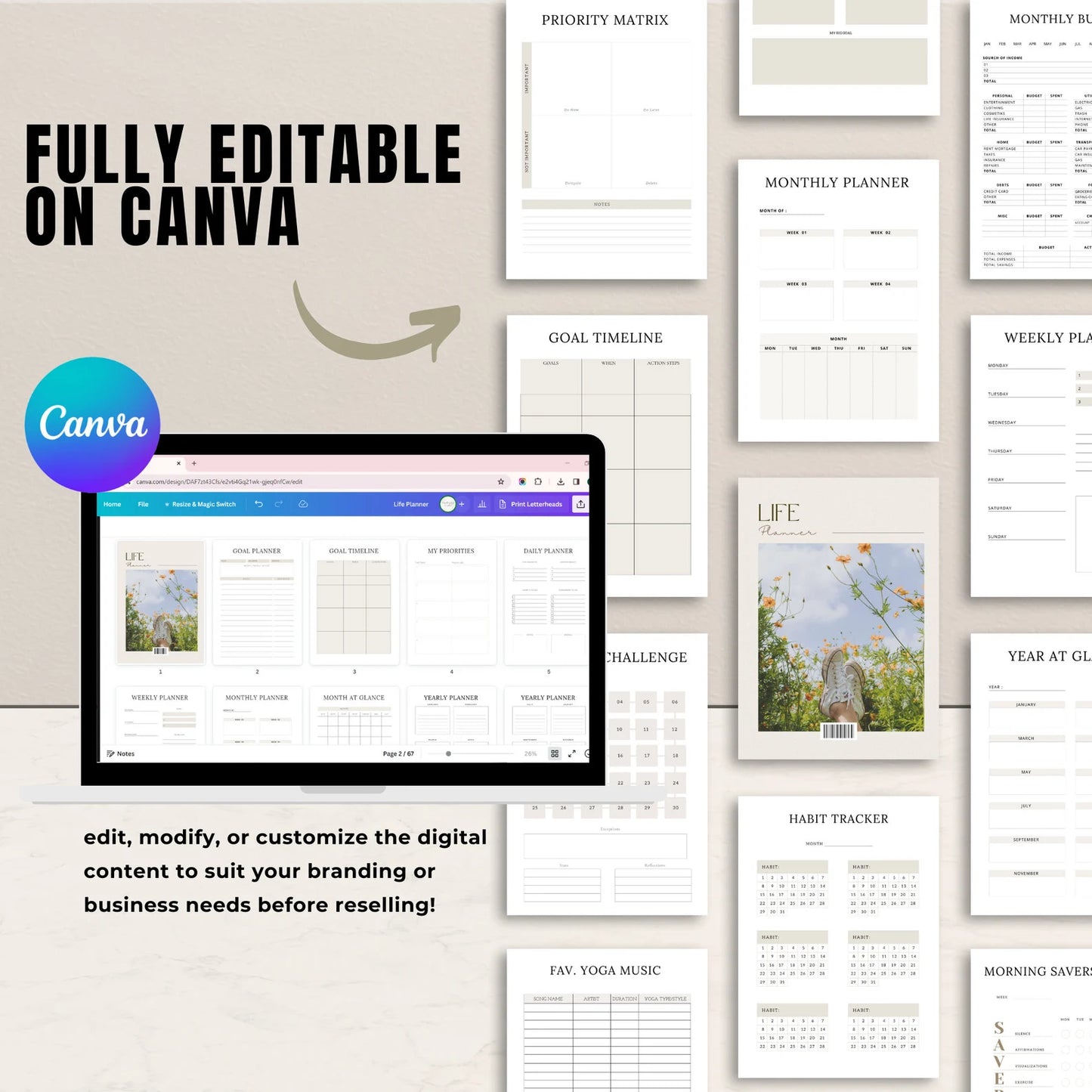 Daily Dreamers and Doers Planner daily planning pages