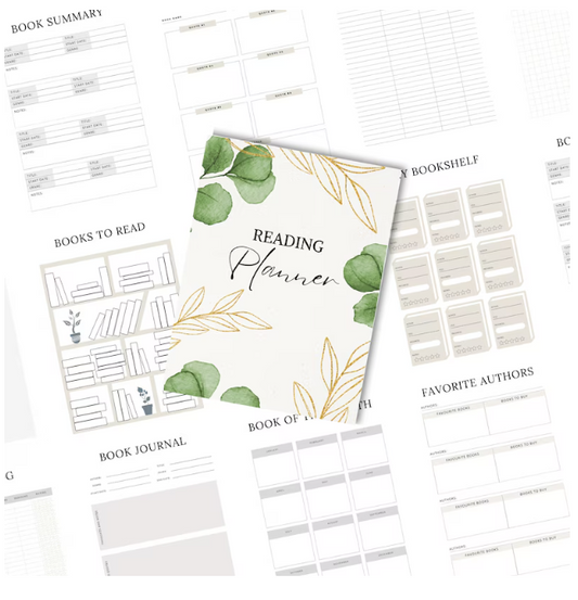 Reading Book Journal cover design