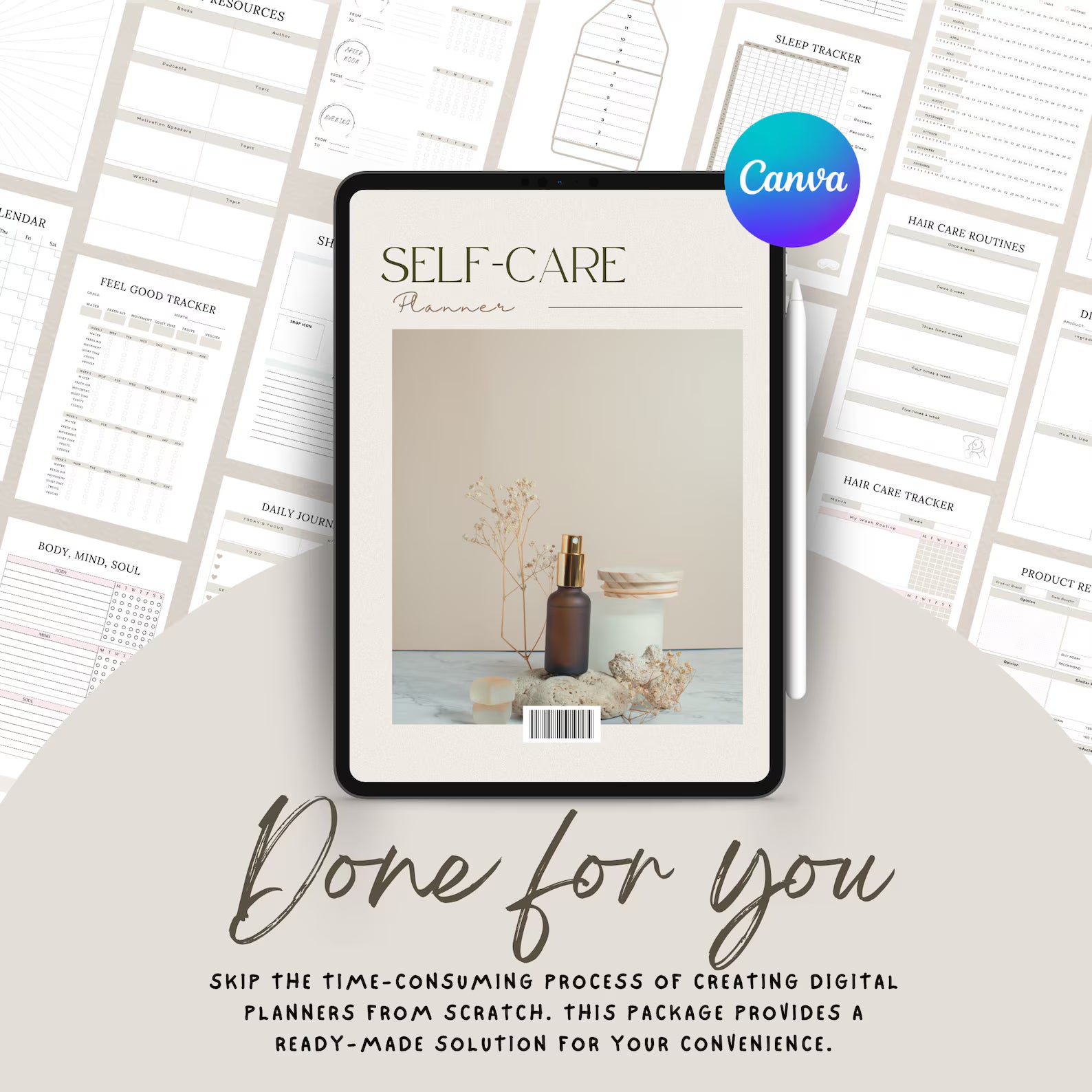 Printable Self-Care Planner for daily wellness