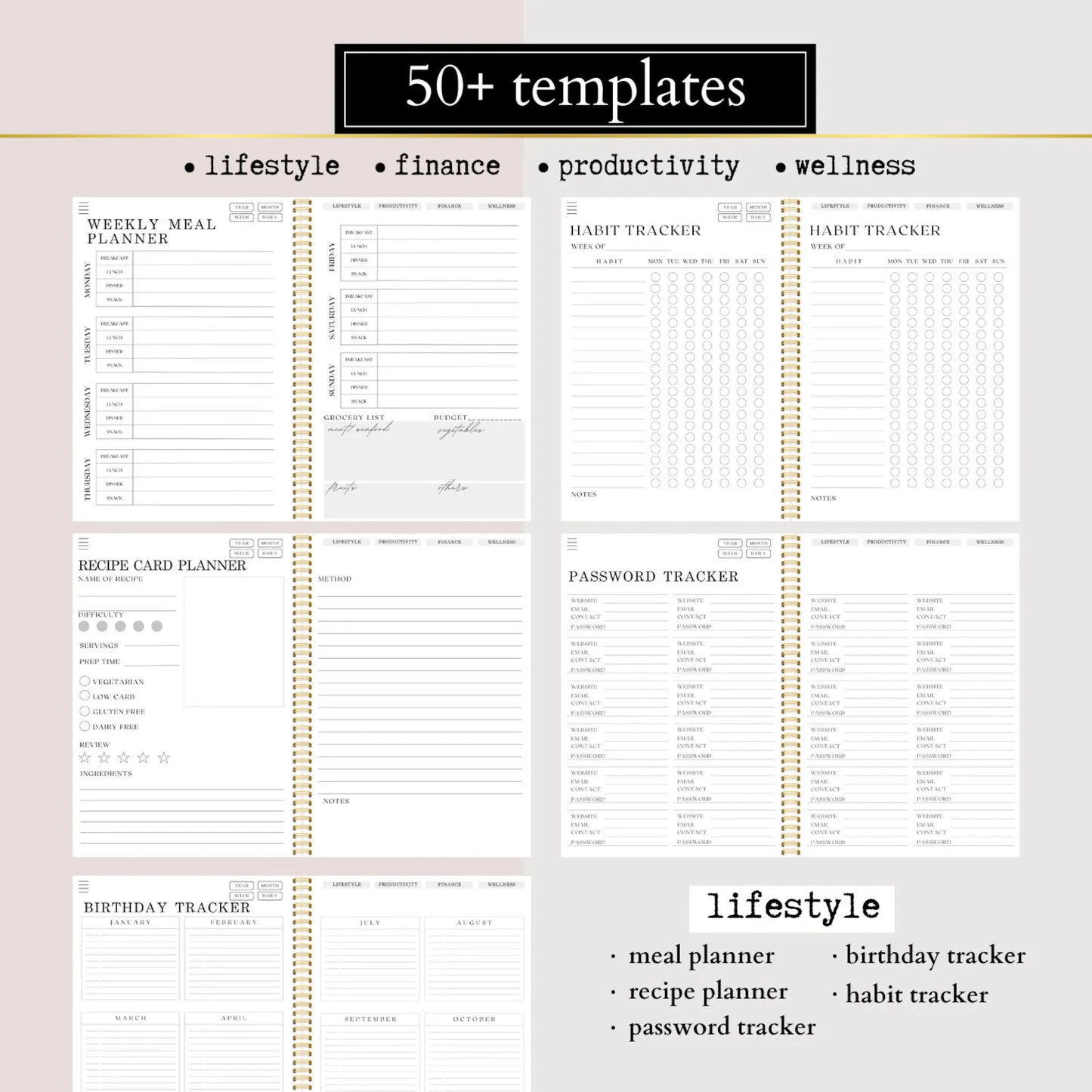 Printable Everyday Clarity Planner organizer