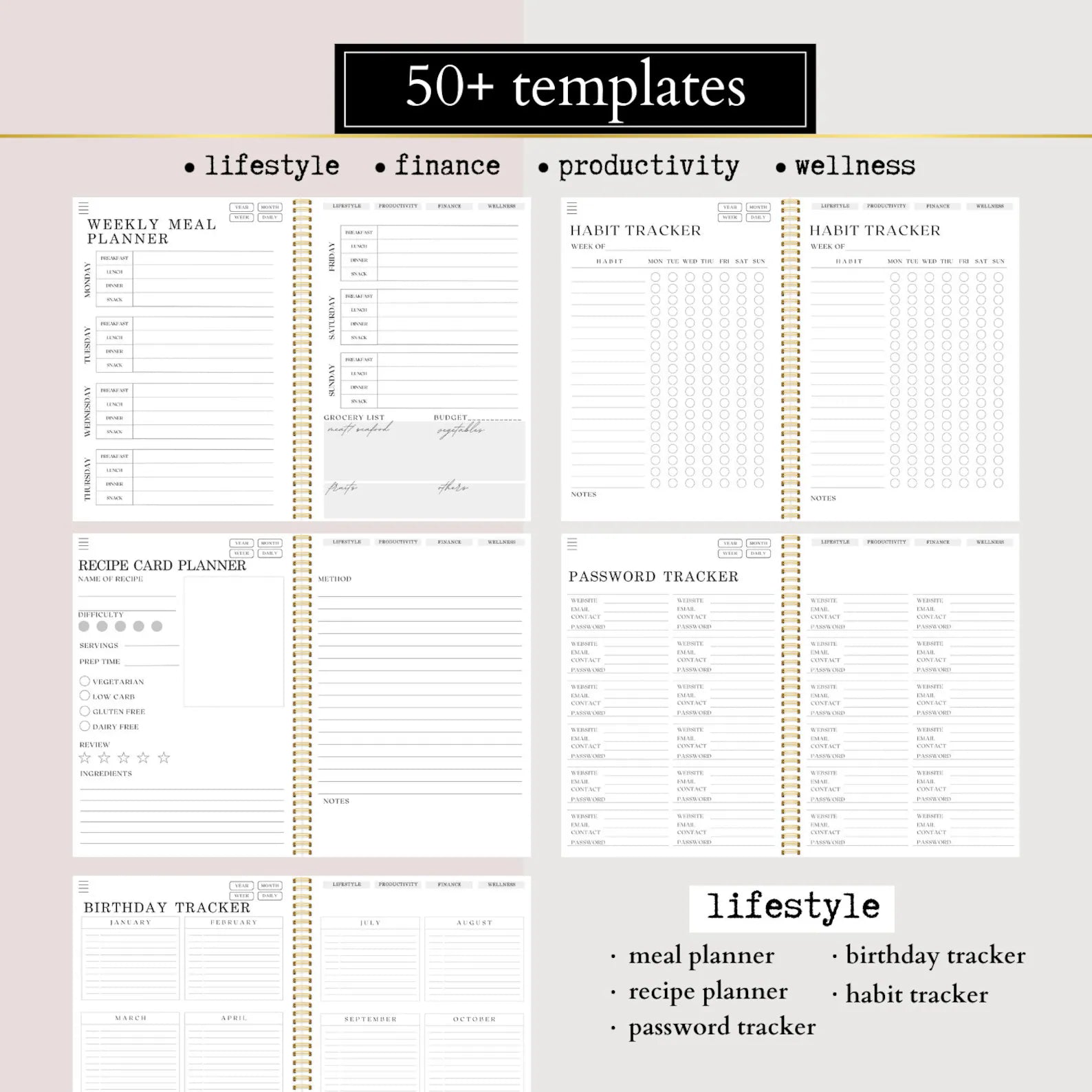 Printable Everyday Clarity Planner organizer
