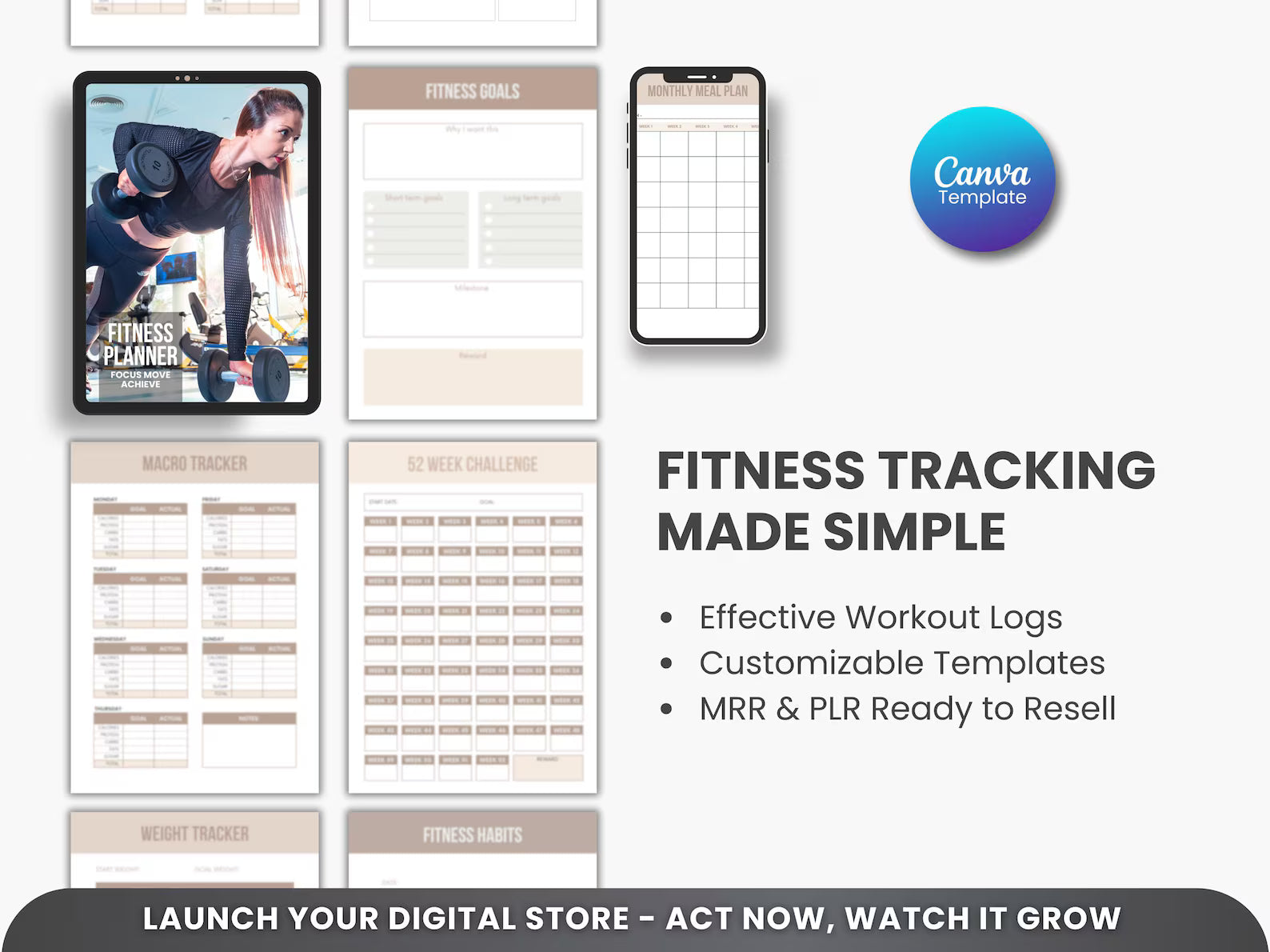 Focus & Flow Daily Planner time-blocking layout