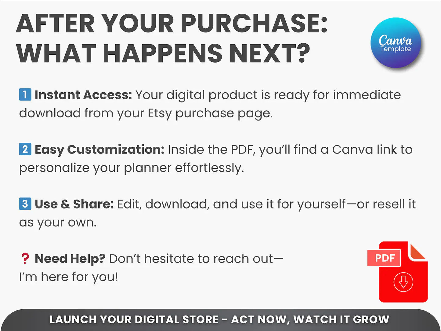 Printable Focus & Flow Daily Planner for productivity