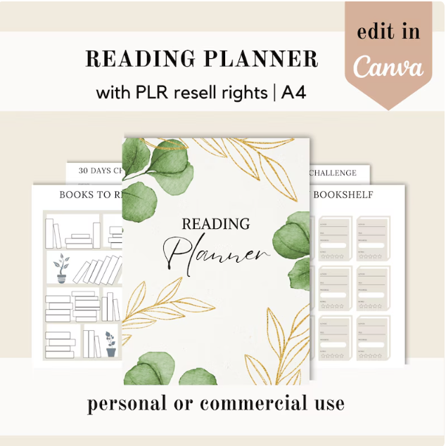 Printable Reading Book Journal for readers