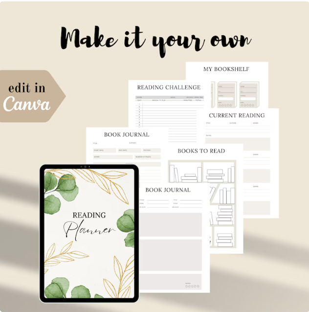 Reading Book Journal favorite quotes and reflection pages