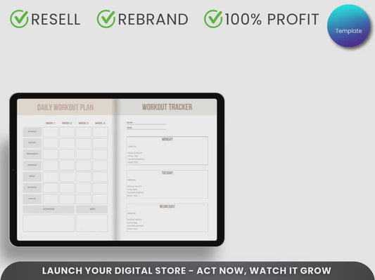 Focus & Flow Daily Planner | Productivity & Mindset Journal